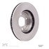 604-74049D by DYNAMIC FRICTION COMPANY - GEOSPEC Coated Rotor - Blank