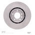 604-74056D by DYNAMIC FRICTION COMPANY - GEOSPEC Coated Rotor - Blank