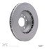 604-74051D by DYNAMIC FRICTION COMPANY - GEOSPEC Coated Rotor - Blank