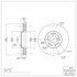 604-75005 by DYNAMIC FRICTION COMPANY - GEOSPEC Coated Rotor - Blank
