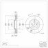 604-75013D by DYNAMIC FRICTION COMPANY - GEOSPEC Coated Rotor - Blank