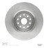 604-75020D by DYNAMIC FRICTION COMPANY - GEOSPEC Coated Rotor - Blank