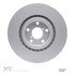 604-75028D by DYNAMIC FRICTION COMPANY - GEOSPEC Coated Rotor - Blank