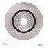 604-76063D by DYNAMIC FRICTION COMPANY - GEOSPEC Coated Rotor - Blank