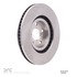 604-76063D by DYNAMIC FRICTION COMPANY - GEOSPEC Coated Rotor - Blank