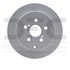 604-76069 by DYNAMIC FRICTION COMPANY - GEOSPEC Coated Rotor - Blank