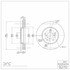 604-76075 by DYNAMIC FRICTION COMPANY - GEOSPEC Coated Rotor - Blank