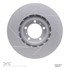 614-02057D by DYNAMIC FRICTION COMPANY - GEOSPEC Coated Rotor - Slotted