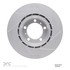614-02066D by DYNAMIC FRICTION COMPANY - GEOSPEC Coated Rotor - Slotted