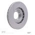 614-02057D by DYNAMIC FRICTION COMPANY - GEOSPEC Coated Rotor - Slotted