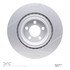 614-39019 by DYNAMIC FRICTION COMPANY - GEOSPEC Coated Rotor - Slotted
