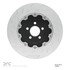 614-40036 by DYNAMIC FRICTION COMPANY - GEOSPEC Coated Rotor - Slotted