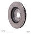 614-47049 by DYNAMIC FRICTION COMPANY - GEOSPEC Coated Rotor - Slotted