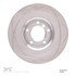 614-63137 by DYNAMIC FRICTION COMPANY - GEOSPEC Coated Rotor - Slotted