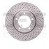 620-02032D by DYNAMIC FRICTION COMPANY - Disc Brake Rotor - Drilled