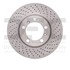 620-02033D by DYNAMIC FRICTION COMPANY - Disc Brake Rotor - Drilled