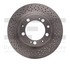 620-02027 by DYNAMIC FRICTION COMPANY - Disc Brake Rotor - Drilled