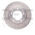 620-02034 by DYNAMIC FRICTION COMPANY - Disc Brake Rotor - Drilled