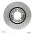 620-02035D by DYNAMIC FRICTION COMPANY - Disc Brake Rotor - Drilled
