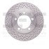 620-02039 by DYNAMIC FRICTION COMPANY - Disc Brake Rotor - Drilled