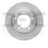 620-02044 by DYNAMIC FRICTION COMPANY - Disc Brake Rotor - Drilled