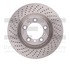 620-02047D by DYNAMIC FRICTION COMPANY - Disc Brake Rotor - Drilled