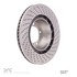 620-02047D by DYNAMIC FRICTION COMPANY - Disc Brake Rotor - Drilled