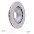 620-02048D by DYNAMIC FRICTION COMPANY - Disc Brake Rotor - Drilled