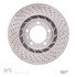 620-02051D by DYNAMIC FRICTION COMPANY - Disc Brake Rotor - Drilled