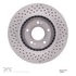 620-03026 by DYNAMIC FRICTION COMPANY - Disc Brake Rotor - Drilled