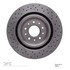 620-20016 by DYNAMIC FRICTION COMPANY - Disc Brake Rotor - Drilled