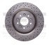 620-20016 by DYNAMIC FRICTION COMPANY - Disc Brake Rotor - Drilled