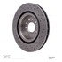 620-20016 by DYNAMIC FRICTION COMPANY - Disc Brake Rotor - Drilled