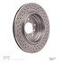 620-31053 by DYNAMIC FRICTION COMPANY - Disc Brake Rotor - Drilled