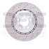 62031087D by DYNAMIC FRICTION COMPANY - Disc Brake Rotor - Drilled