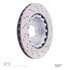 62031087D by DYNAMIC FRICTION COMPANY - Disc Brake Rotor - Drilled