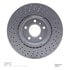 620-52018 by DYNAMIC FRICTION COMPANY - Disc Brake Rotor - Drilled