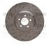 610-40036 by DYNAMIC FRICTION COMPANY - Disc Brake Rotor - Slotted
