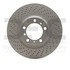 624-02047D by DYNAMIC FRICTION COMPANY - GEOSPEC Coated Rotor - Drilled