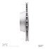 624-02047D by DYNAMIC FRICTION COMPANY - GEOSPEC Coated Rotor - Drilled