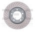 624-02051D by DYNAMIC FRICTION COMPANY - GEOSPEC Coated Rotor - Drilled