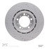 624-02066D by DYNAMIC FRICTION COMPANY - GEOSPEC Coated Rotor - Drilled