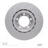 624-02067D by DYNAMIC FRICTION COMPANY - GEOSPEC Coated Rotor - Drilled