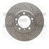 624-02067D by DYNAMIC FRICTION COMPANY - GEOSPEC Coated Rotor - Drilled