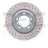 62402070D by DYNAMIC FRICTION COMPANY - DFC GEOSPEC Coated Rotor - Drilled