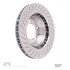 62402070D by DYNAMIC FRICTION COMPANY - DFC GEOSPEC Coated Rotor - Drilled