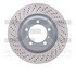 62402071D by DYNAMIC FRICTION COMPANY - DFC GEOSPEC Coated Rotor - Drilled