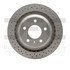 624-52019 by DYNAMIC FRICTION COMPANY - GEOSPEC Coated Rotor - Drilled