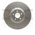 624-54081D by DYNAMIC FRICTION COMPANY - GEOSPEC Coated Rotor - Drilled