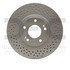 624-03026 by DYNAMIC FRICTION COMPANY - GEOSPEC Coated Rotor - Drilled